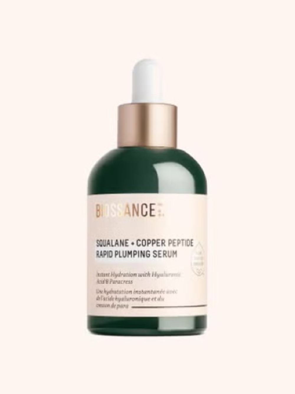 BIOSSANCE:• SQUALANE + COPPER PEPTIDE RAPID PLUMPING SERUM NWT
Originally $69